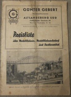 Katalog G.Gebrt 1958 seite 1