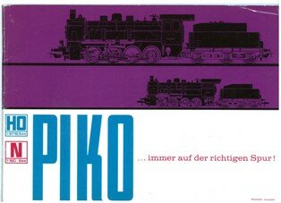 Каталог ПИКО 1972 PIKO Katalog 1970 c.1